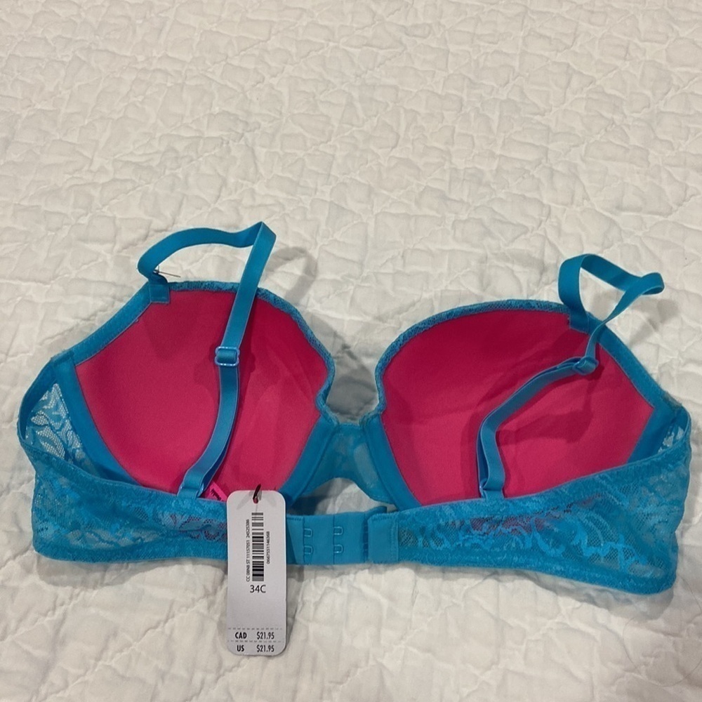 LASENZA bra size 34C. NWT blue. - Picture 2 of 8